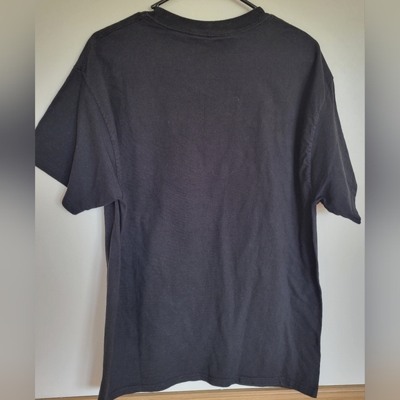 Disney Parks Distressed Minnie Mouse Silhouette Black T-shirt Size Large - Picture 3 of 5